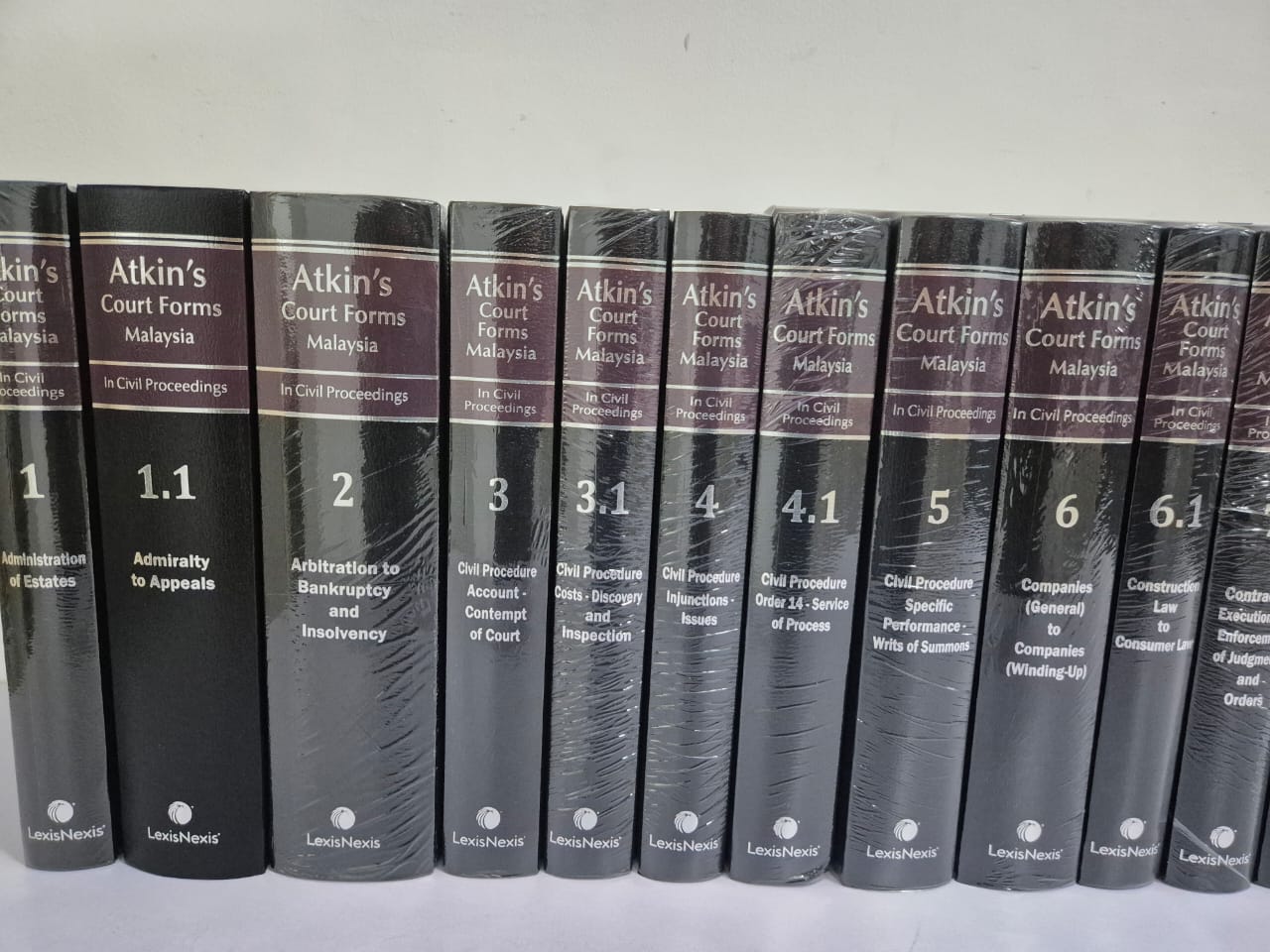 Atkin's Courts Forms Malaysia - 2025 Edition - 19 Bound Volumes