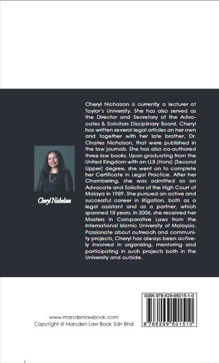 The Conduct & Misconduct of Advocates & Solicitor - Cheryl Nicholson - 2025