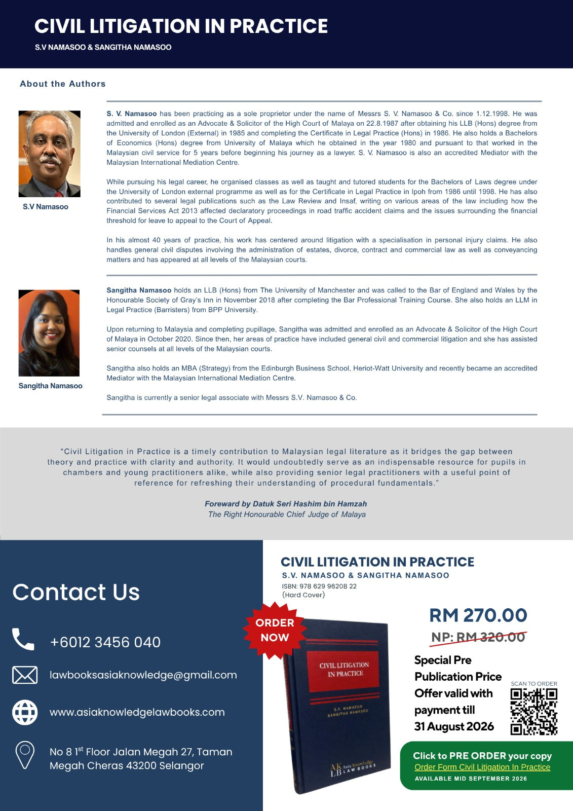 Civil Litigation In Practice By S. V. Namasoo & Sangitha Namasoo - 2026 Pre Order Now!!!