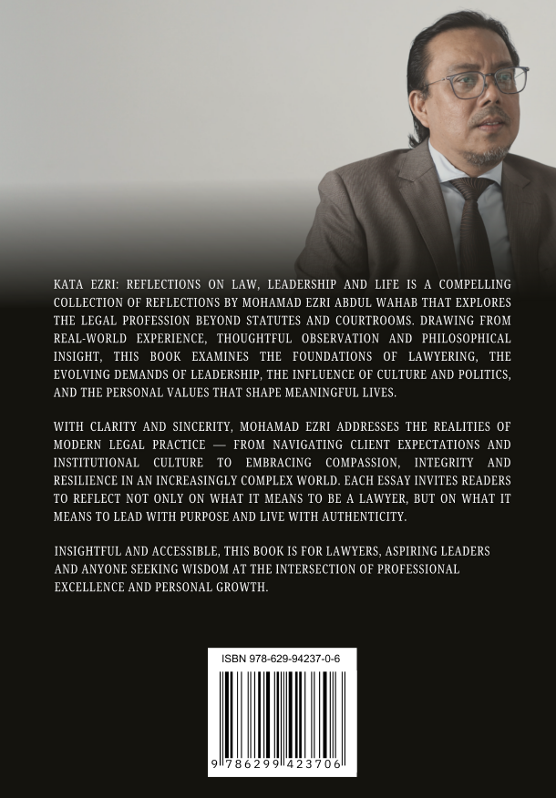 Kata Ezri Reflections On Law, Leadership And Life - By Mohamad Ezri Abdul Wahab - 2026