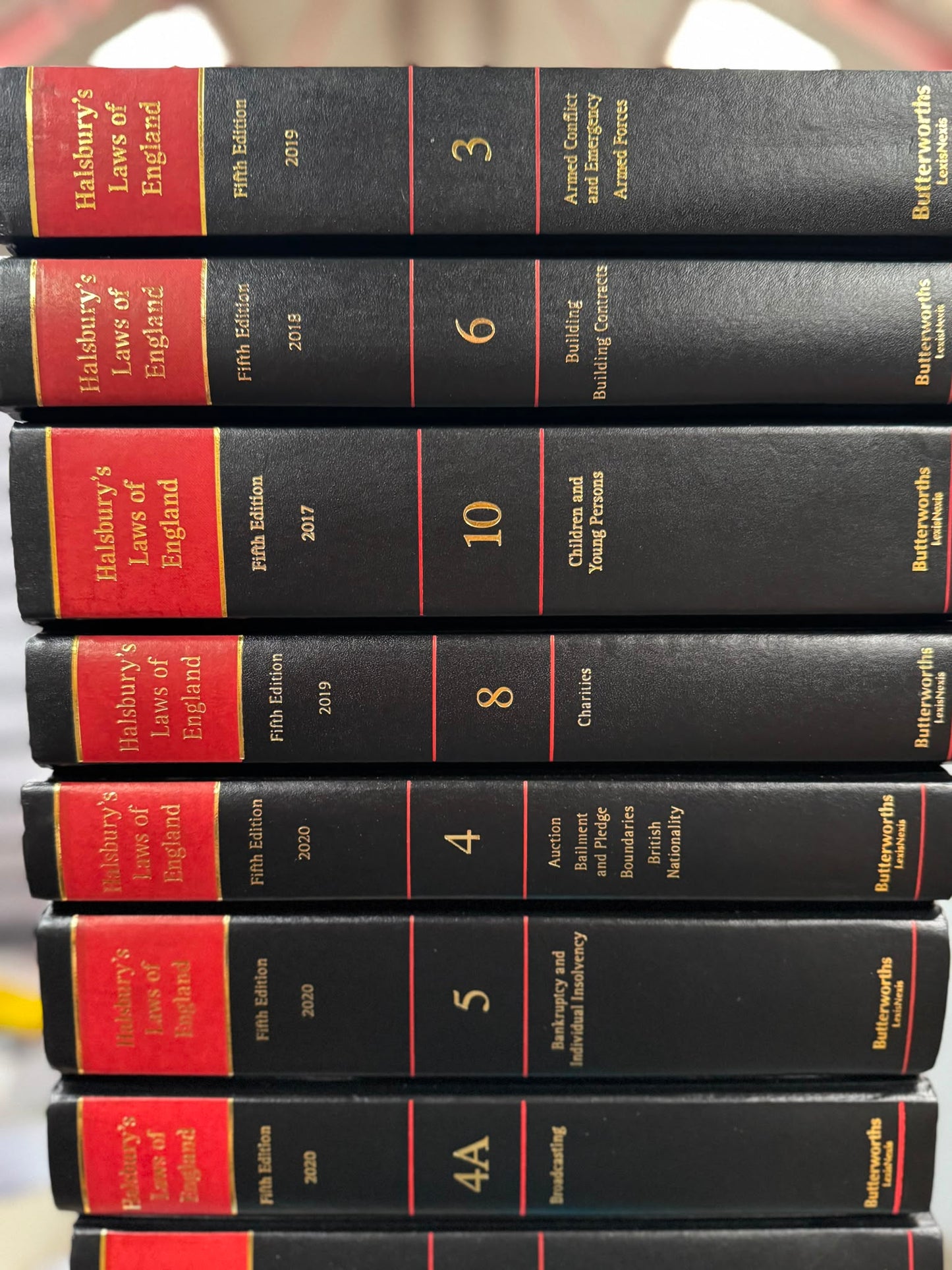 Halsbury's Laws of England – 4th & 5th Editions - Pre-Owned Set