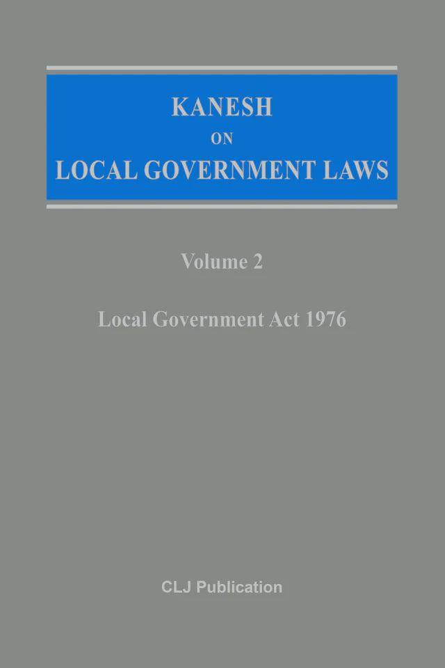 Kanesh On Local Government Laws (Volume 2) - Kanesh Sundrum (2021)