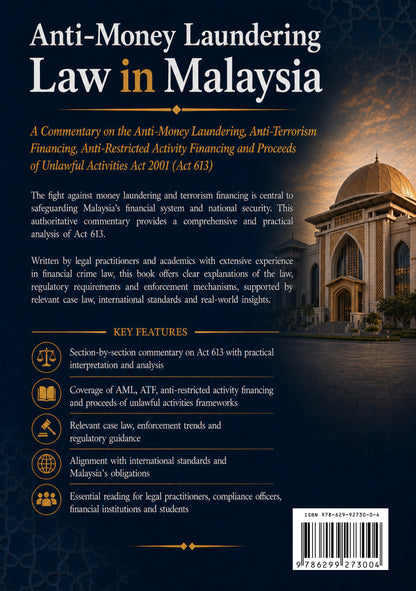 Anti-Money Laundering Law in Malaysia - by Dr Mohd Yazid Zul Kepli - 2026