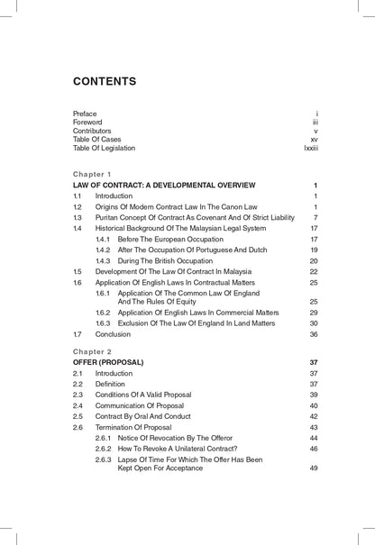Contract Law In Malaysia - Ashgar Ali Ali Mohamed & Muhamad Hassan Ahmad - 2024