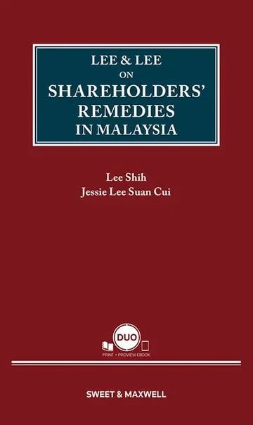 Lee & Lee on Shareholders’ Remedies in Malaysia by Lee Shih - 2026