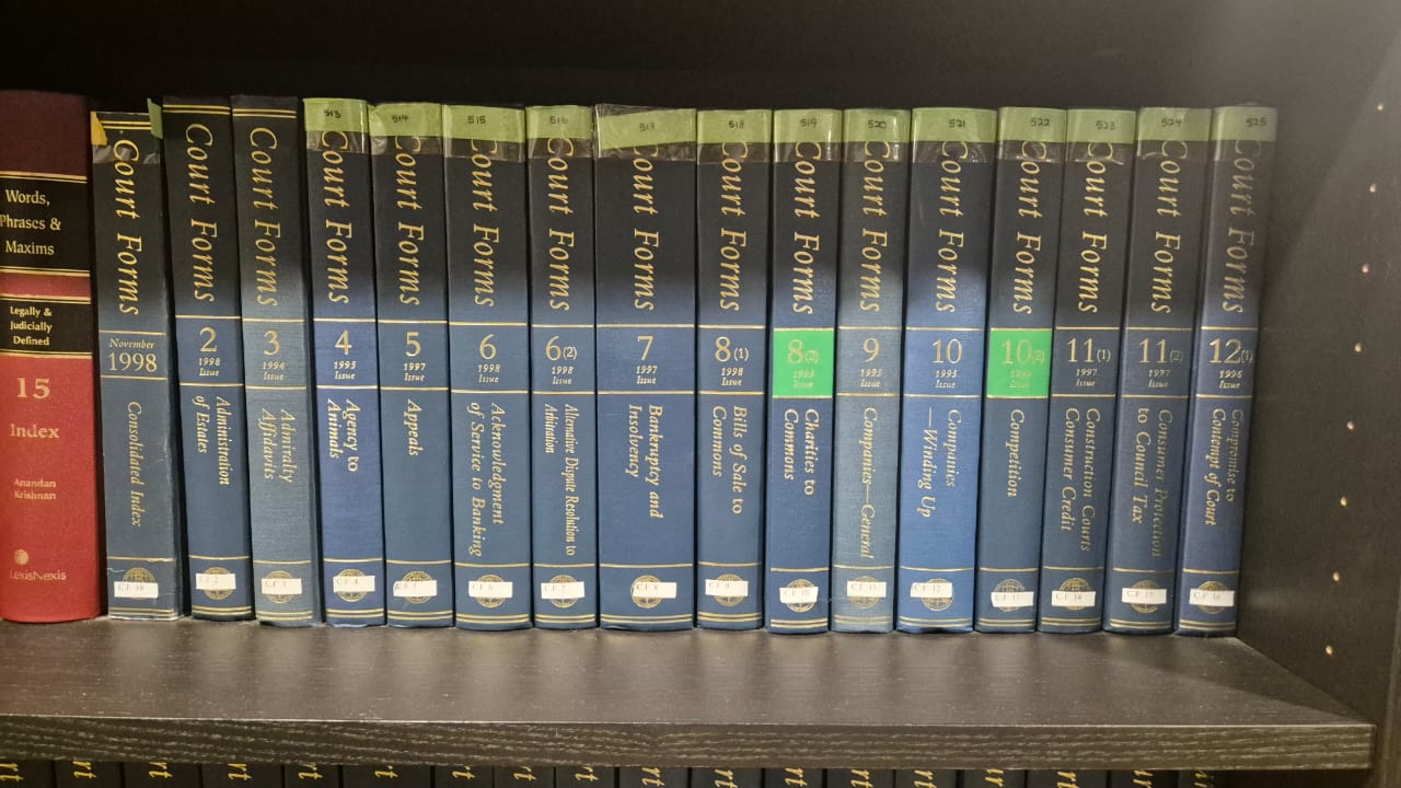 Atkin’s Court Forms – UK - Pre Owned