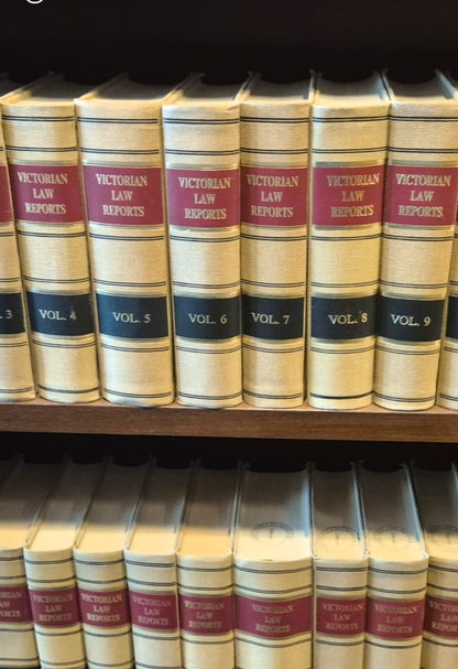 Victorian Law Reports - Pre Owned - 1870 - 1999
