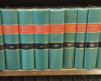 Victorian Law Reports - Pre Owned - 1870 - 1999