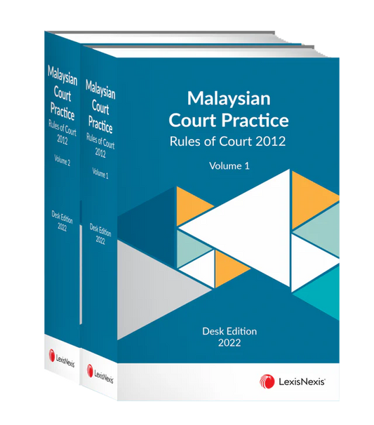 Malaysian Court Practice, Rules of Court 2012, Desk Edition - 2 Volumes (2022)